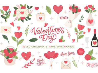 Valentine's Day design digitalillustration graphic design graphics illustration illustrator pattern vector vectordesign