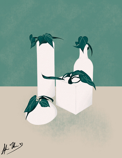 Still Life: Syd's Garden design graphic design illustration