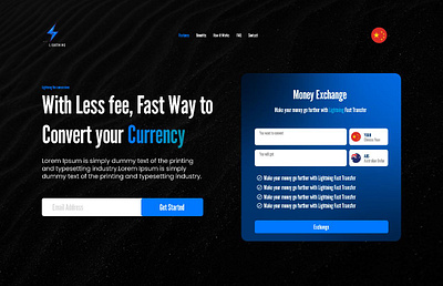 Homepage Mockup Design 1 for a Fintech Startup animation app app design branding dashboard design fintech graphic design homepage illustration landing page logo motion graphics startup typography ui user experience ux vector web design