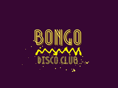 Bongo Disco branding club graphic design logo night