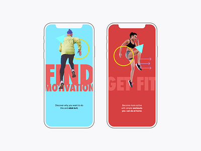 Fitness App Splash Screen branding design graphic design ui ux