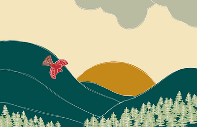 Soul Therapy Series: Illustration 4 Redirection & Reflection design graphic design illustration
