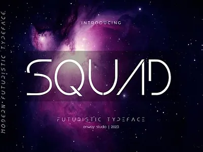 Squad Modern Sans Serif bold font branding font futuristic futuristic font logotype modern font modern sans serif font otf sans serif font sci fi sci fi font startup stylish stylish font technology type design typeface typography wordmark