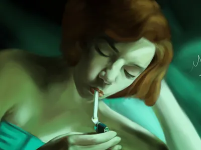 THE QUEEN'S GAMBIT illustration