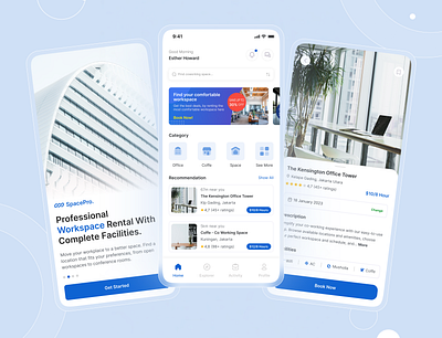 Co-Working Space App appdesign co working space app dailyinterface dribbble dribbbleshot madewithfigma ui gradient uidesign uidesignpatterns uiinspiration uiinteraction uitrends uiux uiuxdesign uiuxmaster ultimateuiux userinterface uxbrainy uxdesign websitedesign