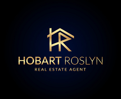 HR Logo & Full Branding brand identity branding building logo construction logo corporate logo creative logo house logo hr logo logo design minimalist logo modern logo property logo real estate brand design real estate logo real estate logo branding reality logo