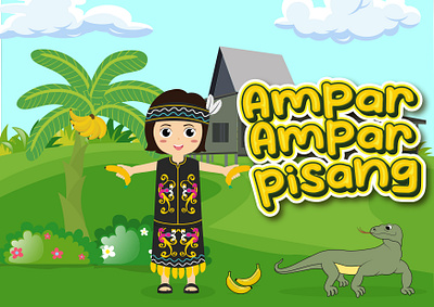 Ampar-Ampar Pisang graphic design illustration