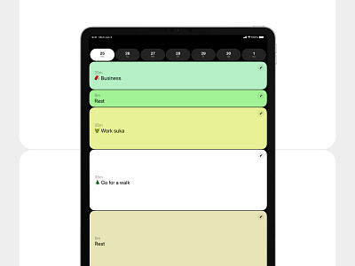 Day splitter app app design ios mobile ui uidesign ux