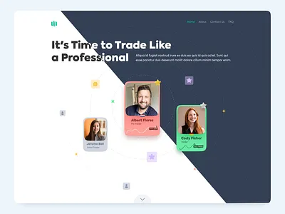 Copy Trading crypto dark figma forex forex trading gamification light trade trader ui ui design visual design wallet web design web site