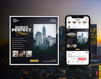 Real Estate Post Design branding design graphic design illustration real estate real estate design real estate facebook ads real estate instagram ads real estate marketing real estate post design social media design social media post social media post design vector