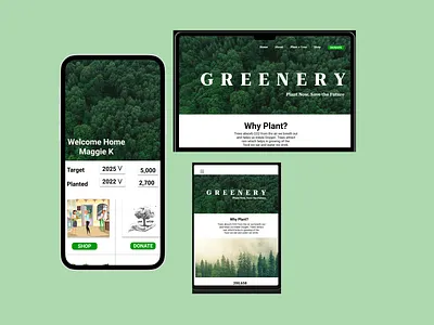 Greenery App cas casestudy design ui ux uxcasestudy