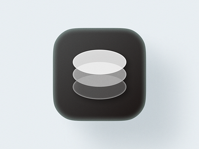Designer Plates icon! app appicon brand branding design figma free icon illustration ios logo mark plate plates stack symbol