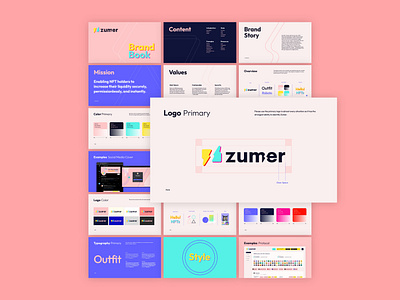 Branding, Visual Identity, & Website Design for Zumer branding branding guidelines design graphic design illustration logo visual identity web design