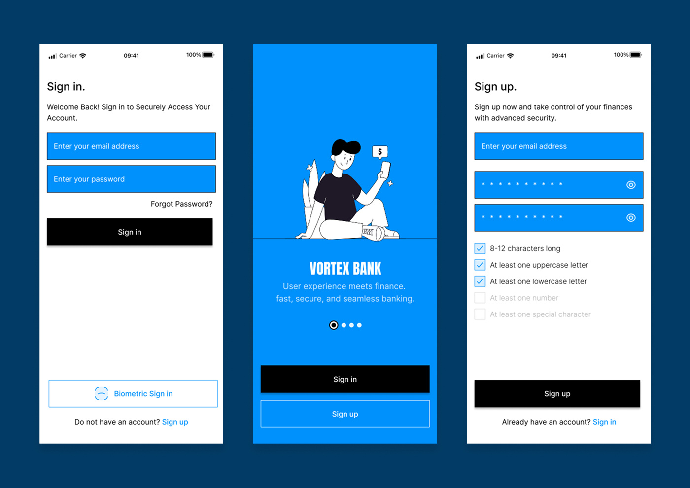 Example of Modern Mobile App Design Concepts