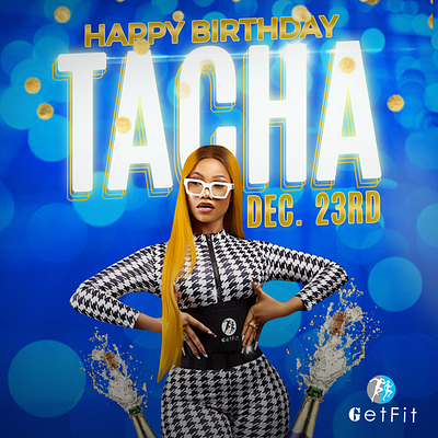 Tacha Birthday flyer