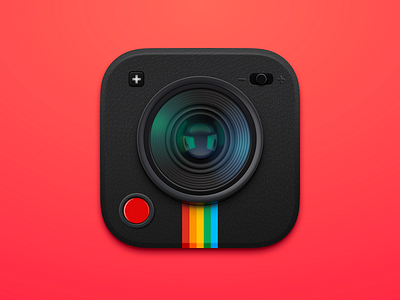 Polaroid I-Type app icon branding illustration logo