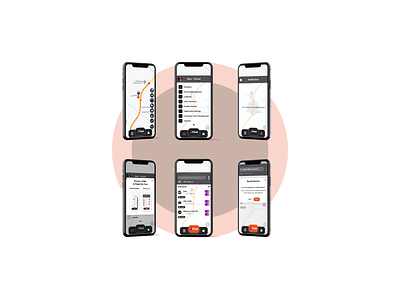 GPS Tracker app branding design device tracker gps mobile ui ux