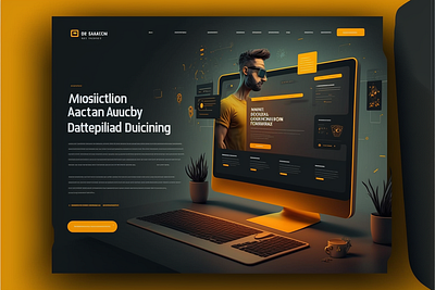 Tech Website Design design graphic design ui