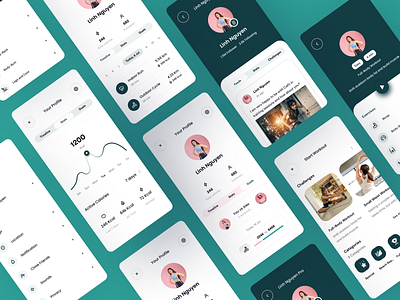 Fitness & Workout Mobile App app design fitness fitness app fitness app ui design gym gym app gym app design mobile app ui design ux design web design website design workout workout app design
