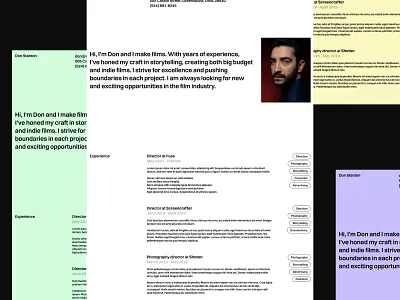 Mary | CV / resume template brutalist brutalist resume brutalist resume template colorful resume creative resume creativemarket curriculum vitae cv graphic design minimal minimalist resume minimalist resume template resume resume template