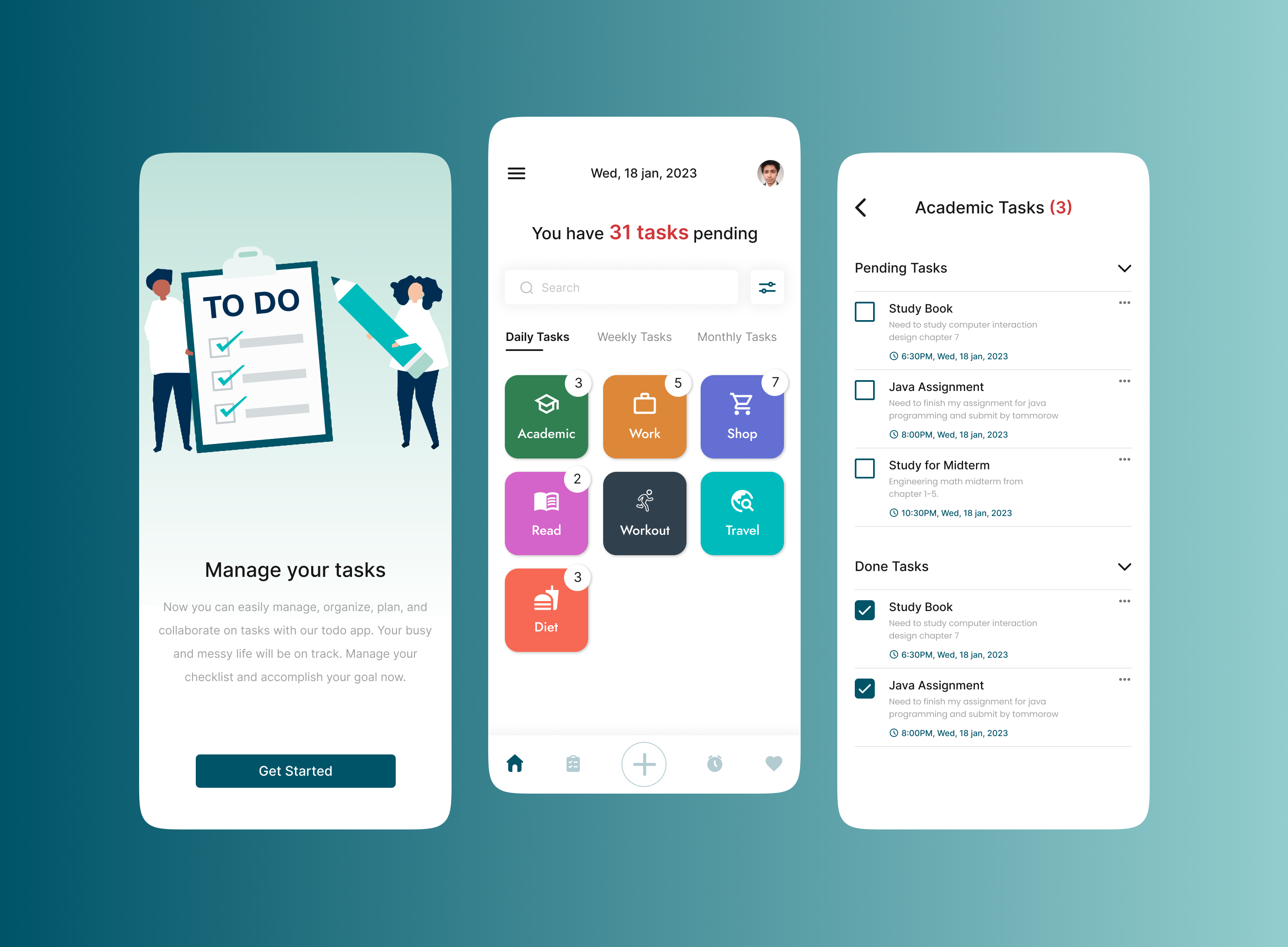 Example of Mobile App Design