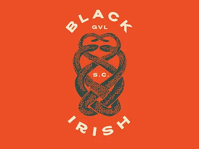 Black Irish Brewery - Concept 3 beer black branding brewery celtic celtic knot ireland irish knot logo south carolina