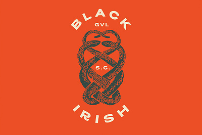 Black Irish Brewery - Concept 3 beer black branding brewery celtic celtic knot ireland irish knot logo south carolina