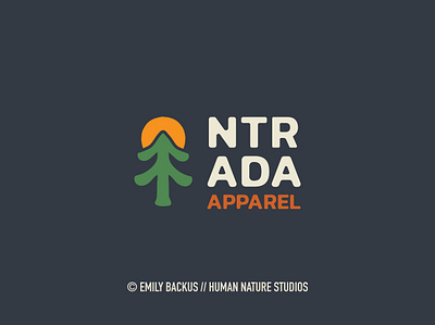 nTrada Apparel - Unused Concept #1 brand design brand identity branding logo nature nature brand nature logo outdoor outdoor brand outdoor company outdoor logo tree logo vector