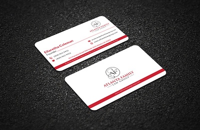 Business Card Design adobe photoshop branding business card design card design design graphics design illustration logo minimal card design vector