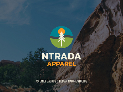 nTrada Apparel - Unused Concept #2 brand design brand identity branding design logo nature nature brand nature logo outdoor outdoor brand outdoor company outdoor logo tree logo vector
