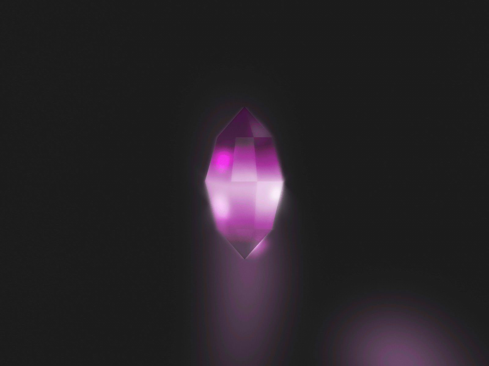 Spinning Diamond 2d adobe branding design diamond flat gradient graphic graphic design illustration light motion motion graphics noise sparkle spinning vector