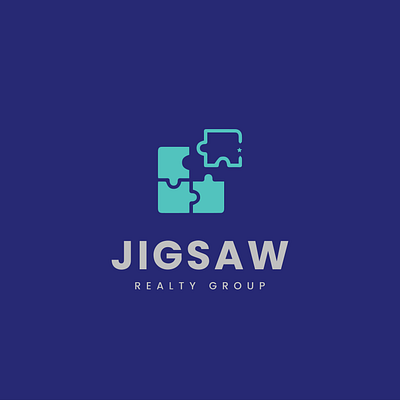 Jigsaw logo graphic design logo luxury