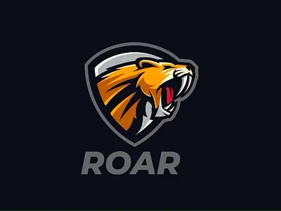 Logo Design for Roar symbol brand brand design branding design graphic design illustration logo logo design softronixs typography ui ux vector