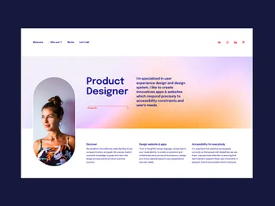 Branding • Website Portfolio • About me about branding design figma illustration personal branding portfolio presentation ui design ux design website