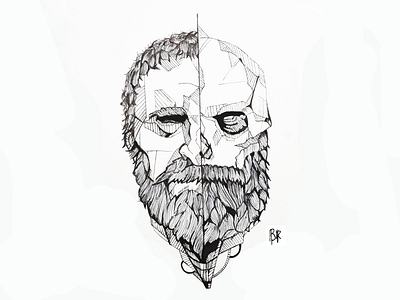 DARK - SKULL design drawing graphic design illustration tattoo