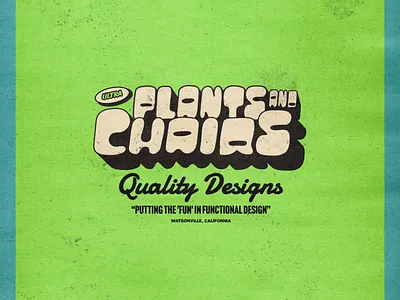 "Ultra" Plants and Chairs branding design graphic design illustration logo mexican art minimal retro screen print signage typography vector vintage