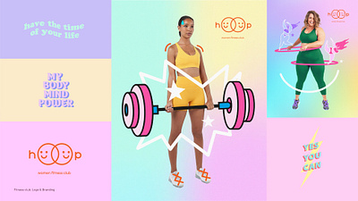 Women Fitness Club adobe illustrator branding design graphic design guide line guideline illustrator iwera logo logotype poster