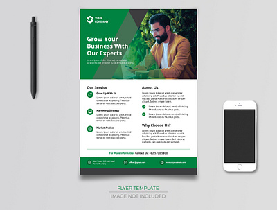 Business Flyer Template Design background brochure concept cover dashboard design digital flyer graphic infographic interface layout leaflet marketing portfolio presentation slide template vector web