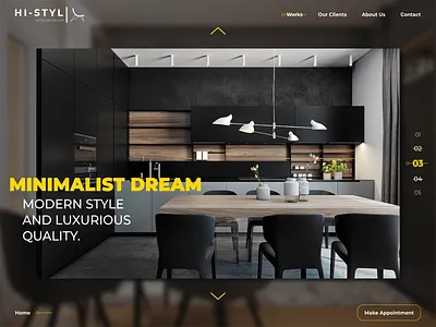 Minimalist Dream branding design furniture graphic design illustration minimalist typography ui ux web design