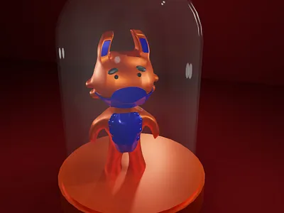 3d rendering of a baseball player teddy bear character 3d