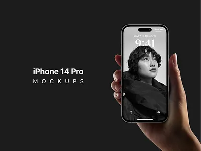 iPhone 14 Pro Mockups template