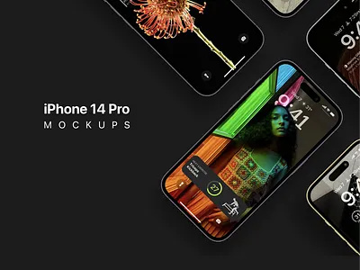 iPhone 14 Pro Mockups template
