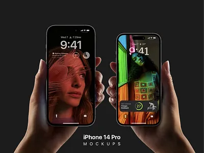 iPhone 14 Pro Mockups template