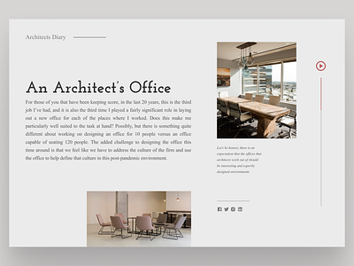 Broken Layout Concept Design architecture blog broken daily design flat grid layout minimal pictures ui ux