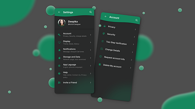 Daily UI Challenge Day 7 - Settings Page app creative design creative settings page daily ui daily ui challenge design setting page settings page ui ui challenge ui design ux