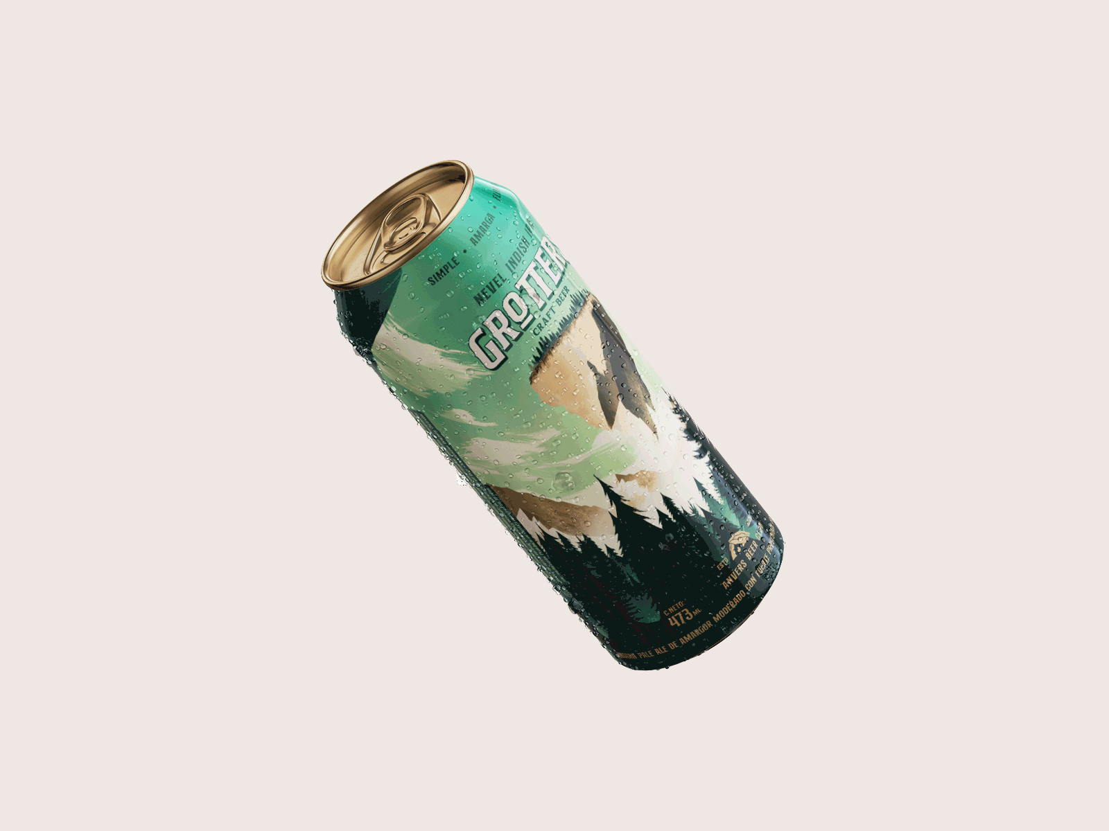 Grotters Craft Beer animation branding craft beer design illustration logo
