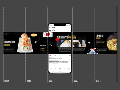 Instagram carousel (Japanese food)