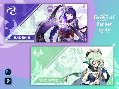 Genshin Impact Banner banner banner design design genshin genshin impact graphic design