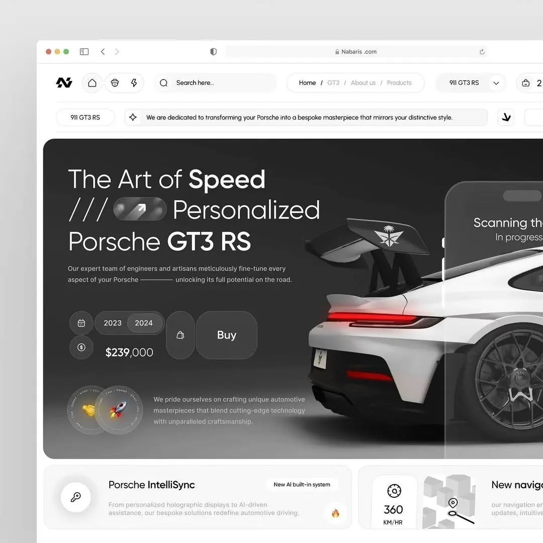 Example of Squarespace Website