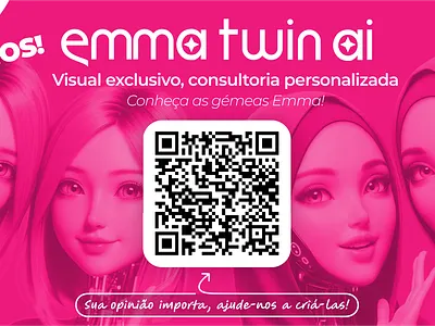 Emma Twin AI: A sua opiniao importa, ajude-nos a cria-la. twin